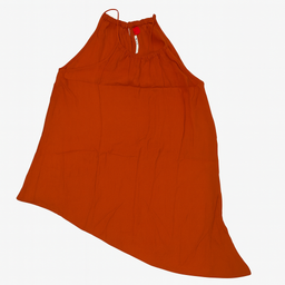 Blusa naranja asimétrica - Size XL