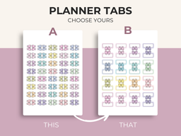 2026 Planner Tabs