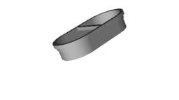 Rounded Rectangle 2 outline Cookie Cutter    