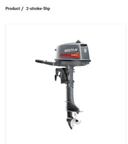 MOTOR MARINO FUERA DE BORDA 5 HP 