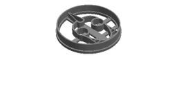 Lady Rainicorn outline Cookie Cutter    