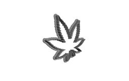 Cannabis Leaf outline Cookie Cutter     