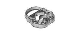 Storm Trooper outline Cookie Cutter       