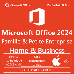 Microsoft Office 2024 Famille et Petite Entreprise (Home & Business) pour MAC