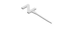 Z cake topper outline Cookie Cutter        