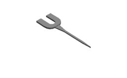 U cake topper outline Cookie Cutter         