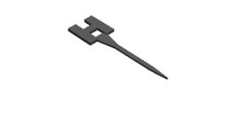 H cake topper outline Cookie Cutter        