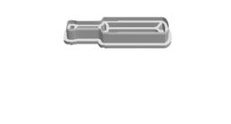 Cricket Bat 2 outline  Cookie  Cutter  