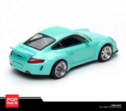 POP RACE MODEL 1/64 PORSCHE RWB 997 - TIFFANY BLUE