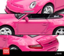 POP RACE MODEL 1/64 PORSCHE RWB 997 - PINK