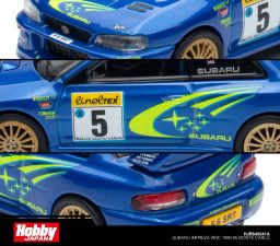 HOBBY JAPAN MODEL 1/64 SUBARU IMPREZA WRC 1999 MONTE CARLO