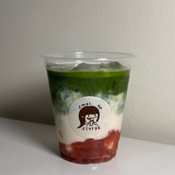 strawberry matcha