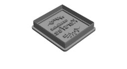 Geseende Kersfees imprint Cookie Cutter       