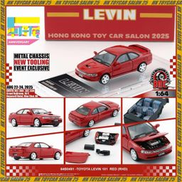 BMC MODEL 1/64 TOYOTA LEVIN 101 - RED HKTS25