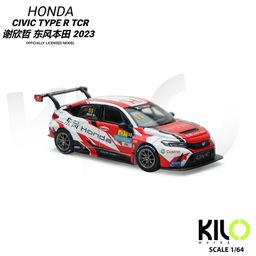 KILO WORKS MODEL 1/64 HONDA CIVIC TYPE-R TCR CTCC 2024 - DONGFENG HONDA #55