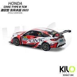 KILO WORKS MODEL 1/64 HONDA CIVIC TYPE-R TCR CTCC 2024 - DONGFENG HONDA #55
