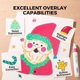 Jar Meló – Fine Tip Vivid Washable Markers (12 Colours)