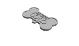 Coco Dogtag 2 Cookie Cutter     