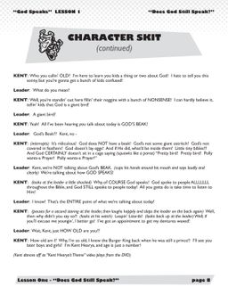 God Speaks – 6 Weeks of Primary School Lessons for Children's Church