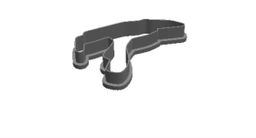 Racing 3 outline Cookie Cutter       