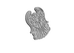 Angel 2 , 2 in 1 outline Cookie Cutter   