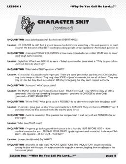 Questions, Questions, Questions – 6 Weeks of Primary School Lessons for Children's Church