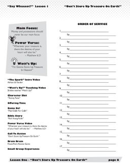 Say Whaaaat? – 6 Weeks of Primary School Lessons for Children's Church