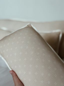 Dainty Flowers Beige Pillowcase
