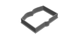 Book outline Cookie Cutter    