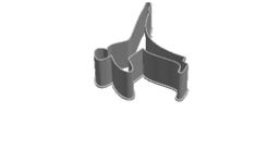 Karate Kick out print  Cookie Cutter