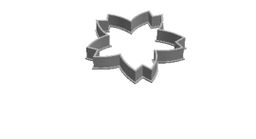 Cherry Blossom Flower outprint  Cookie Cutter