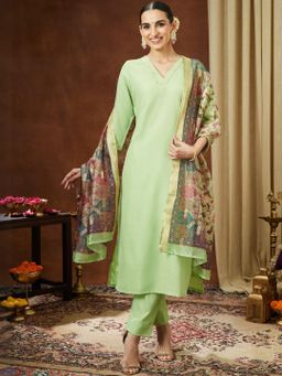 PRE ORDER - Pure Ethnic Cotton Women Kurta with Salwar & Dupatta