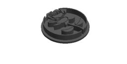 Rose Fondament imprint Cookie Cutter  