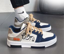 Men’s sneakers low top shoes lace-up multicolor