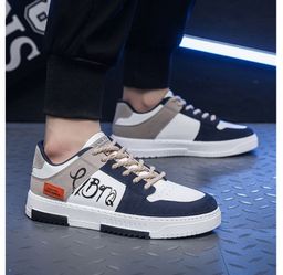 Men’s sneakers low top shoes lace-up multicolor