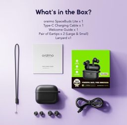 Oriamo wireless earbuds-Black