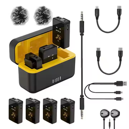 SX13 Wireless Microphone (4in1 Lavalier Microphone With Noise Reduction)