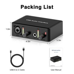 USB Audio Interface丨Solo Preamp 192khz/32bit