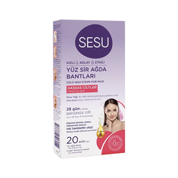 Sesu Hassas Ciltler Yüz Ağda Bandı (20'li)