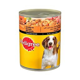 Pedigree Tavuk Etli ve Sebzeli Köpek Konserve Maması (400 g)