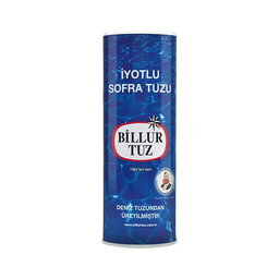 Billur Tuz Rafine İyotlu Sofra Tuzu (125 g)