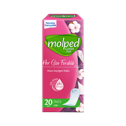 Molped Günlük Hergün Ferahlık İncelik Pedi (20'li)