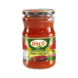 Öncü Tatlı Biber Salçası Cam (700 g)