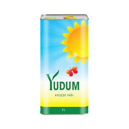 Yudum Ayçiçek Yağı Teneke  (5 L)
