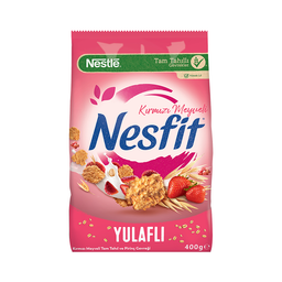 Nestlé Nesfit Kırmızı Meyveli Vitaminli ve Mineralli Tam Tahıl ve Pirinç Gevreği (400 g)