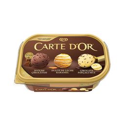 Algida Carte d'Or Classic İsviçre Çikolatası, Karamel & Muzlu Dondurma (850 ml)