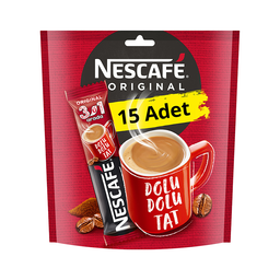 Nestlé Nescafé 3'ü 1 Arada (15 x 17,5 g)