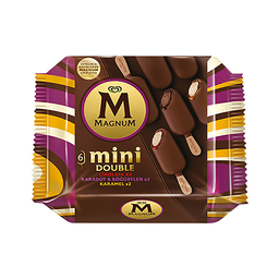 Algida Magnum Mini Double Karadut, Böğürtlen & Karamelli Dondurma (6'lı)