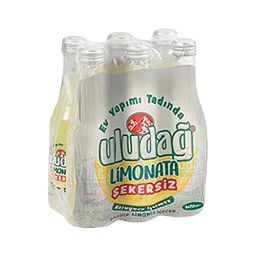 Uludağ Limonata Şekersiz (6 x 250 ml)