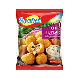 SuperFresh Ispanak ve Peynir Dolgulu Çıtır Toplar (360 g)